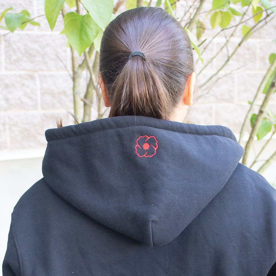 HOODIE ZIPPER POPPY SMALL