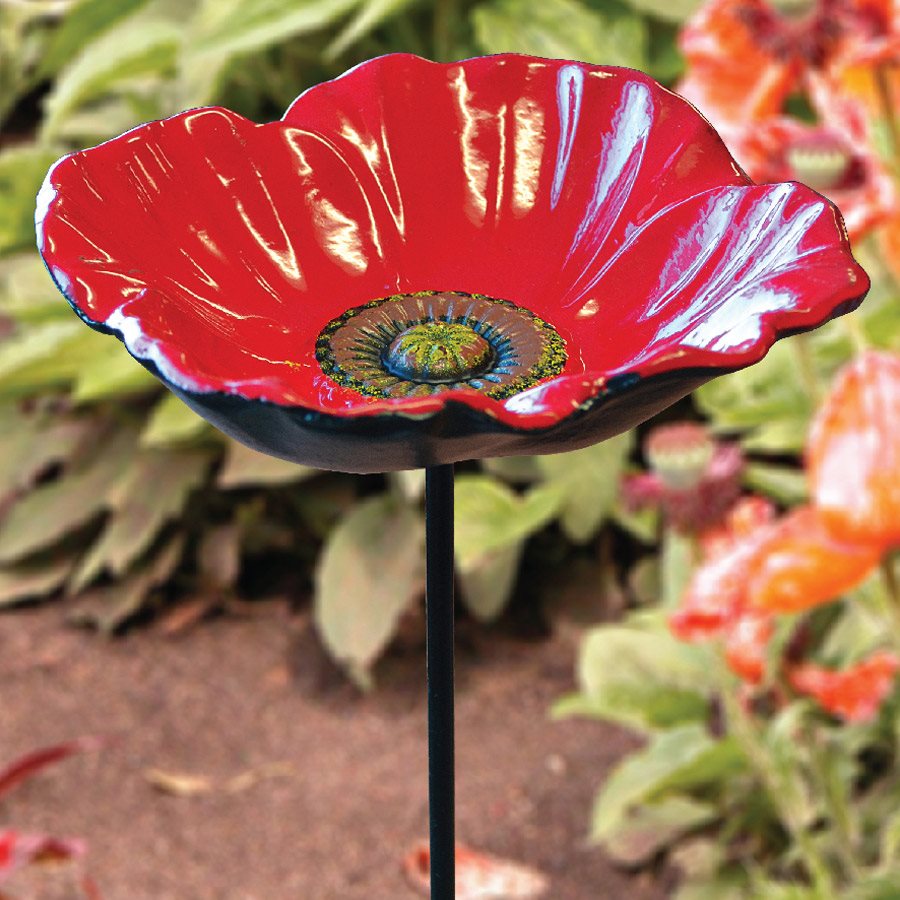 POPPY BIRD FEEDER (5 ¾” DIAMETER DISH)