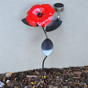 LANTERNE SOLAIRE COQUELICOT