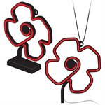 LED POPPY LIGHT WITH BASE