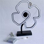 LED POPPY LIGHT WITH BASE