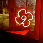 LED POPPY LIGHT WITH BASE