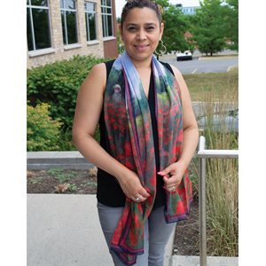 FOULARD "LES COQUELICOTS"