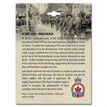 ÉPINGLETTE COMMÉMORATIVE D-DAY JUNO BEACH (ANGLAIS)