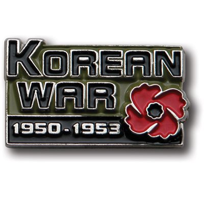 ÉPINGLETTE DE REVERS KOREAN WAR (ANGLAIS)