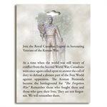 ÉPINGLETTE DE REVERS KOREAN WAR (ANGLAIS)